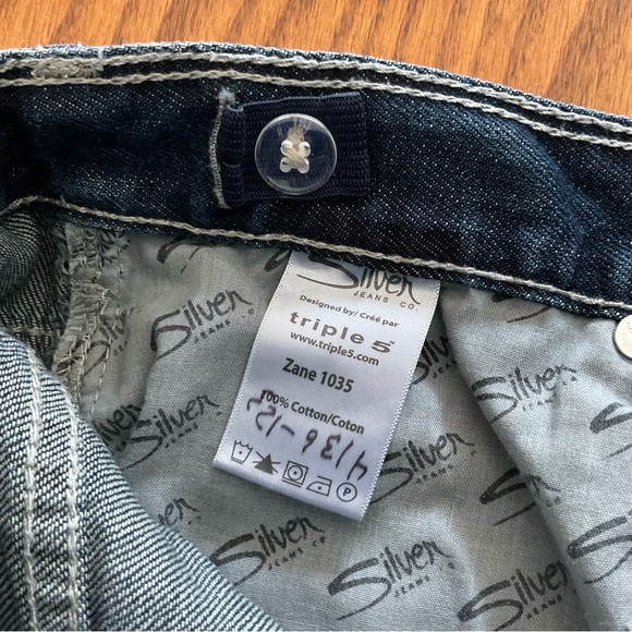 NWT Silver Zane Boot Jeans, Girls Sz 10 - Picture 8 of 10